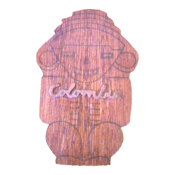 BASKET WOOD LEAF Beautiful expandable HAND CARVED  with HANGER - Picture 4 of 6